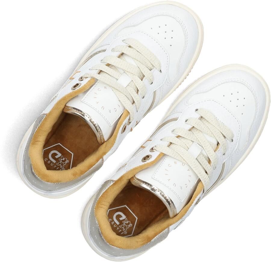 Cruyff Junior Campo Low Kid Lage sneakers Leren Sneaker Meisjes Wit - Foto 2