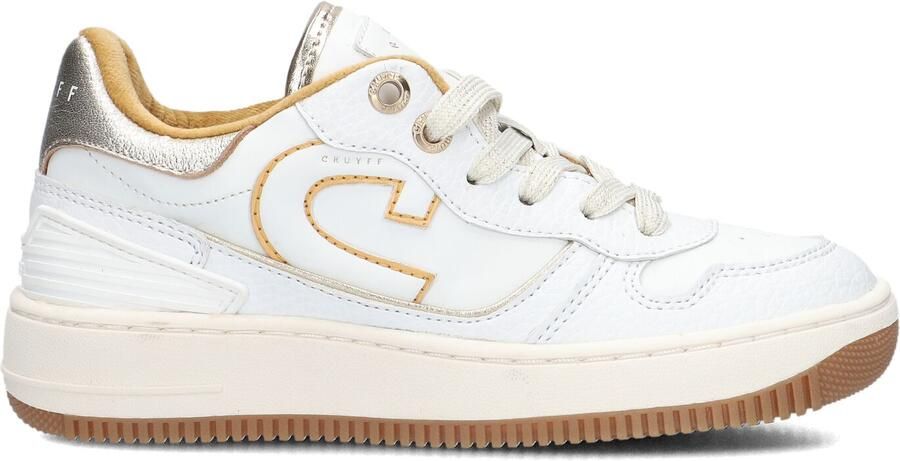 Cruyff Junior Campo Low Kid Lage sneakers Leren Sneaker Meisjes Wit - Foto 3
