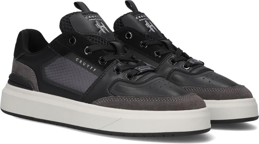 Cruyff Junior Endorsed Tech Pinstripe Sneakers Jongens Leren Sneaker Wit