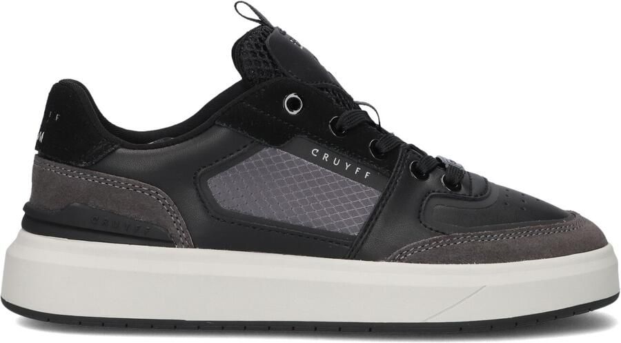 Cruyff Junior Endorsed Tech Pinstripe Sneakers Jongens Leren Sneaker Wit