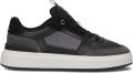 Cruyff Junior Endorsed Tech Pinstripe Sneakers Jongens Leren Sneaker Wit - Zwart