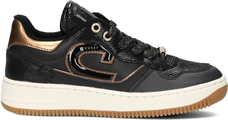 Cruyff Junior Campo Low Sneakers Meisjes Leren Sneaker Zwart - Foto 3