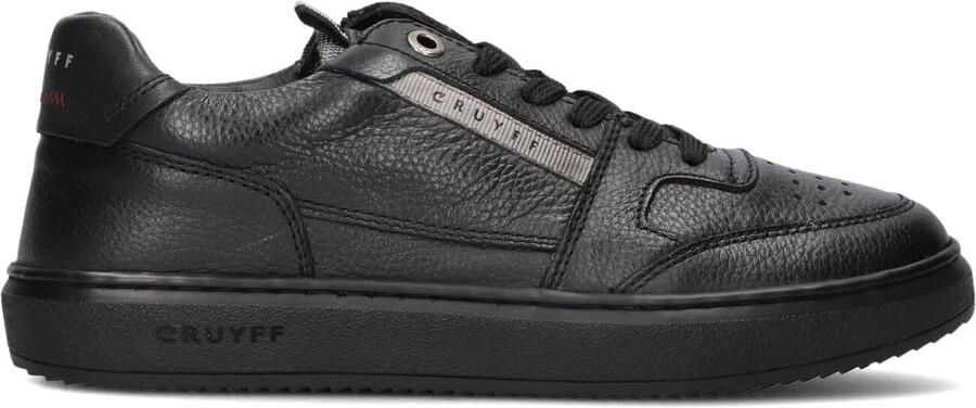 Cruyff Junior Endorsed Sneakers Jongens Leren Sneaker Zwart