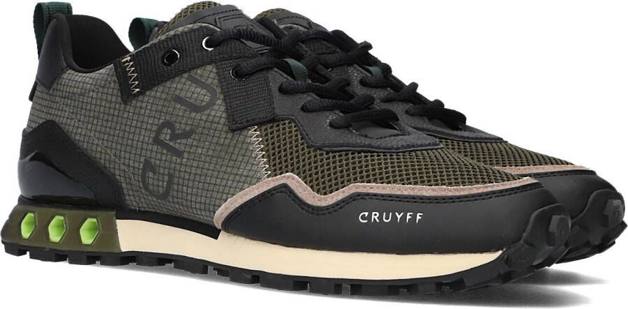 Cruyff Stijlvolle en comfortabele sneakers met suède mesh en ripstop Black Heren