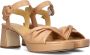 CTWLK Ankara Sandalen Dames Bruin - Thumbnail 1