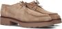 Ctwlk. Beige Suède Veterschoenen voor Dames - Thumbnail 1