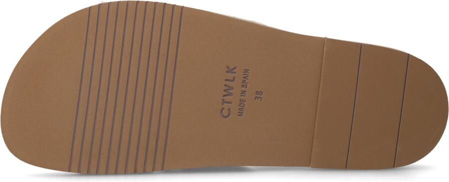 CTWLK Gabon Slippers Dames Beige - Foto 3