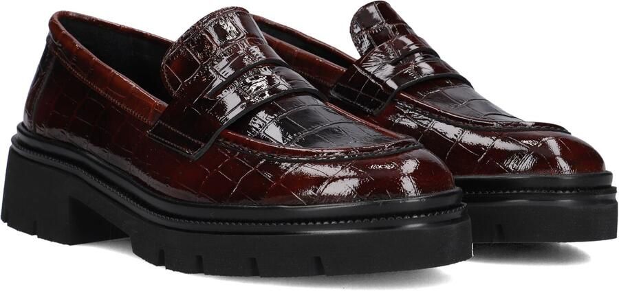 CTWLK Eva Loafers Dames Instappers Bruin