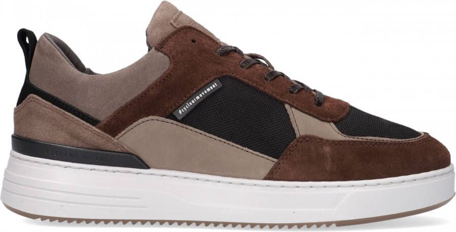 Cycleur de Luxe Bruine Commuter Lage Sneakers