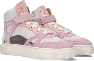 Cycleur de Luxe Roze Hoge Sneaker Mur