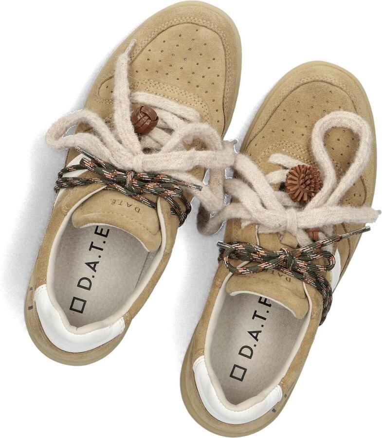 D.A.T.E Lage Sneakers Dames Court 2.0 Suède Beige - Foto 2