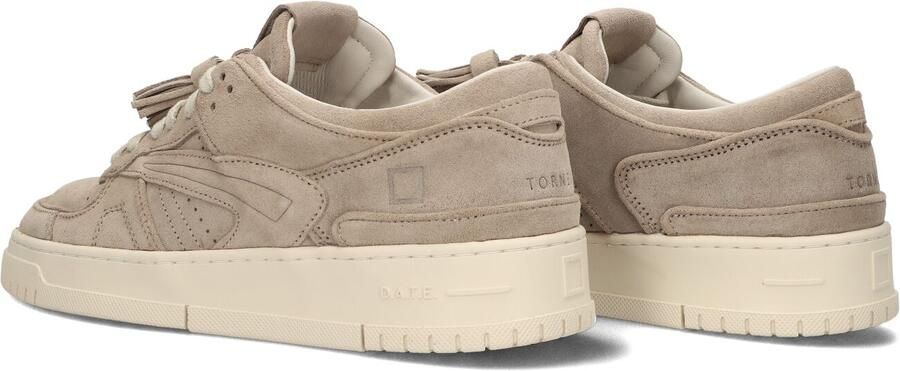 D.A.T.E Lage Sneakers Heren Torneo Suède Beige - Foto 3