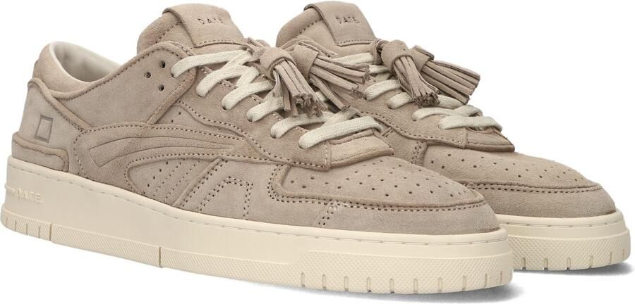 D.A.T.E Lage Sneakers Heren Torneo Suède Beige - Foto 2