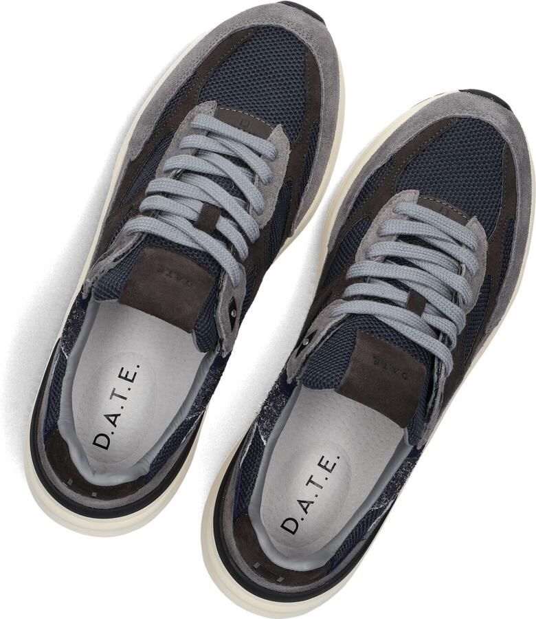 D.A.T.E Lage Sneakers Heren Musa Blauw - Foto 3