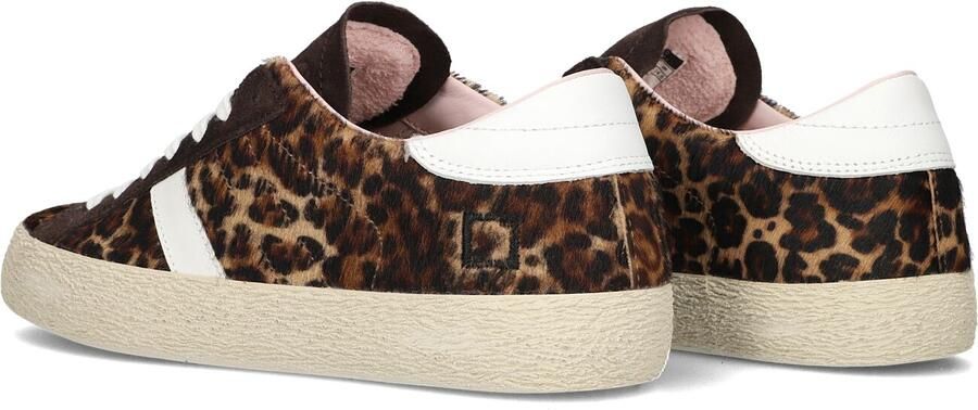 D.A.T.E Lage Sneakers Dames Hill Low Ponyhair Bruin - Foto 5