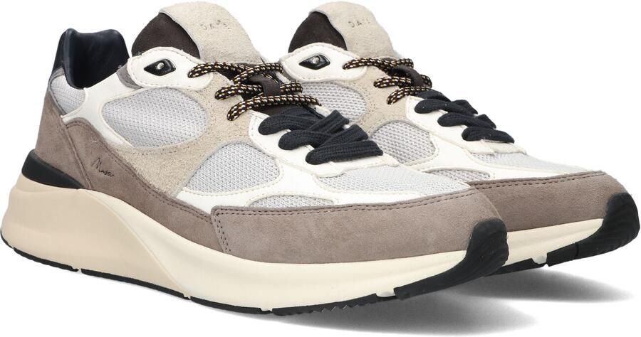 D.A.T.E Lage Sneakers Heren Musa Textiel Taupe - Foto 2