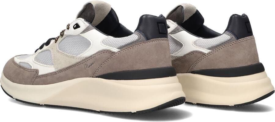 D.A.T.E Lage Sneakers Heren Musa Textiel Taupe - Foto 5