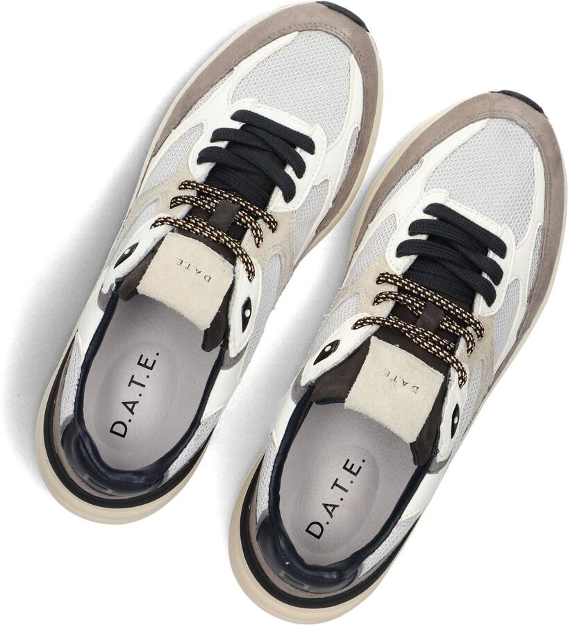 D.A.T.E Lage Sneakers Heren Musa Textiel Taupe - Foto 3
