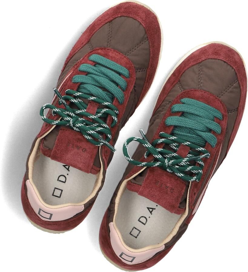 D.A.T.E Lage Sneakers Dames Athlet Ballet Textiel Rood - Foto 2