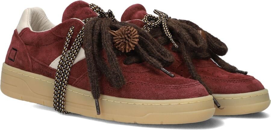 D.A.T.E Lage Sneakers Dames Court 2.0 Suède Rood - Foto 1