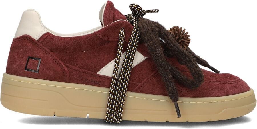 D.A.T.E Lage Sneakers Dames Court 2.0 Suède Rood - Foto 3