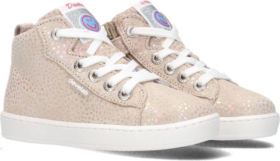 Develap Beige fantasy enkelhoge sneaker Kinderen Kleur Beige)