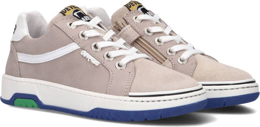 Develab 45753 Lage sneakers Leren Sneaker Jongens Beige