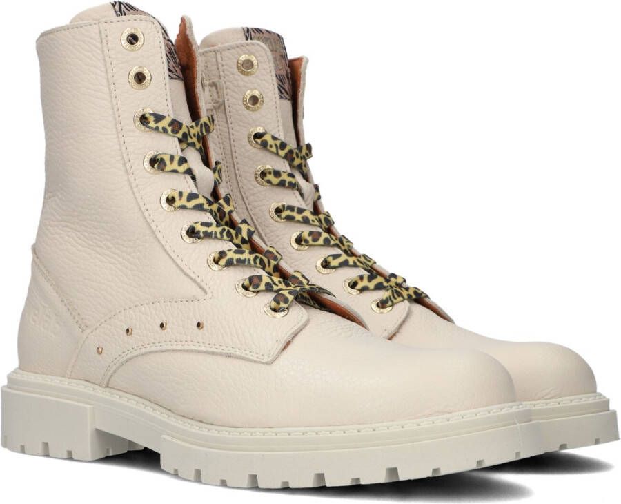 Bruin Tinten 41442 Veterboots Laarzen Met Veters Meisjes Beige