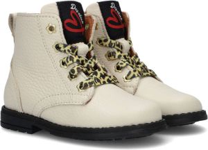 Bruin Tinten 42654 Veterboots Laarzen Met Veters Meisjes Beige