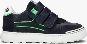 Develab 45625 Lage sneakers Leren Sneaker Jongens Blauw