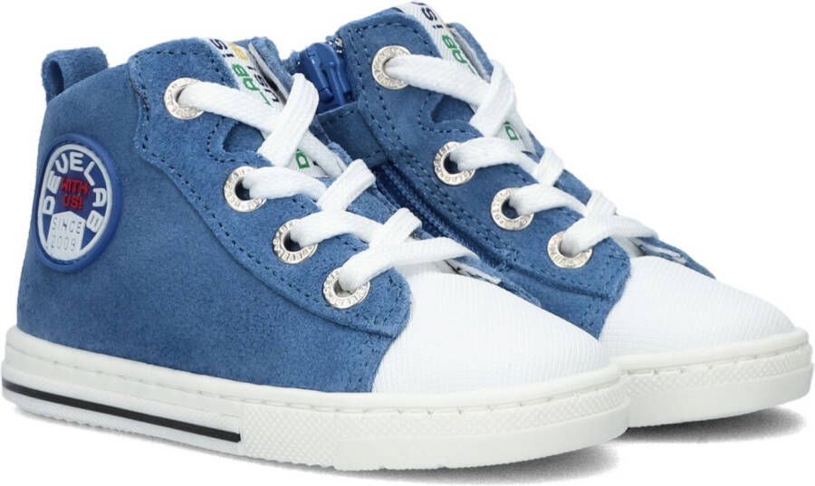 Develab 45005 623 Blue Suede Sneakers hoge sneakers