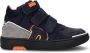Develab 44307 Lage sneakers Leren Sneaker Jongens Kids Donkerblauw - Thumbnail 1