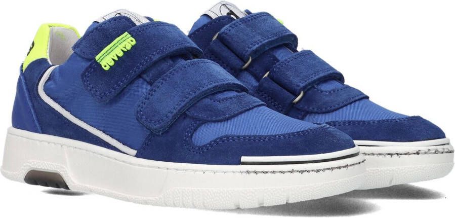 Develab suède sneakers blauw Jongens Suede Meerkleurig 27