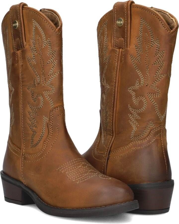 Develab 44374 Laarzen Leer Meisjes Cognac