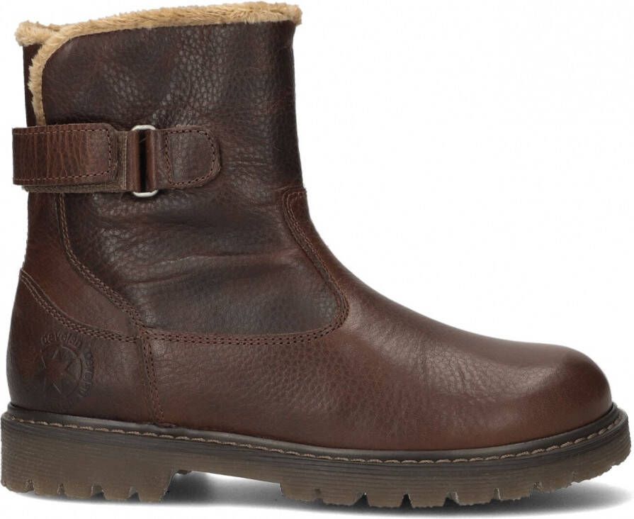 Develab 41965 leren enkelboots cognac Bruin Jongens Leer Effen 29