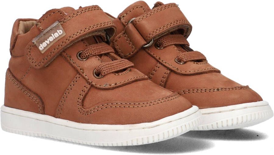 Develab Cognac Hoge Sneaker 45831