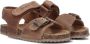 Develab 48195 leren sandalen cognac Bruin Leer Effen 21 - Thumbnail 1