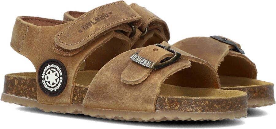 Develab 48205 757 Cognac Brushed Washed Sandalen