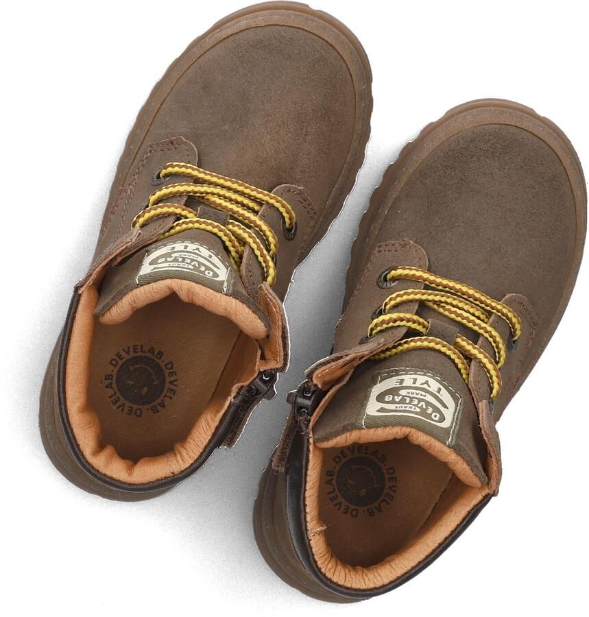 Develab leren enkelboots bruin Jongens Leer - Foto 3