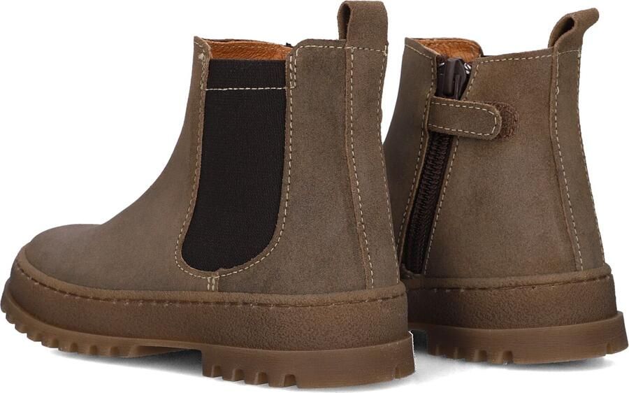 Develab leren enkelboots taupe Bruin Jongens Leer - Foto 5