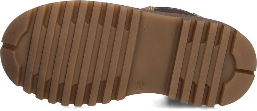 Develab leren enkelboots taupe Bruin Jongens Leer - Foto 4