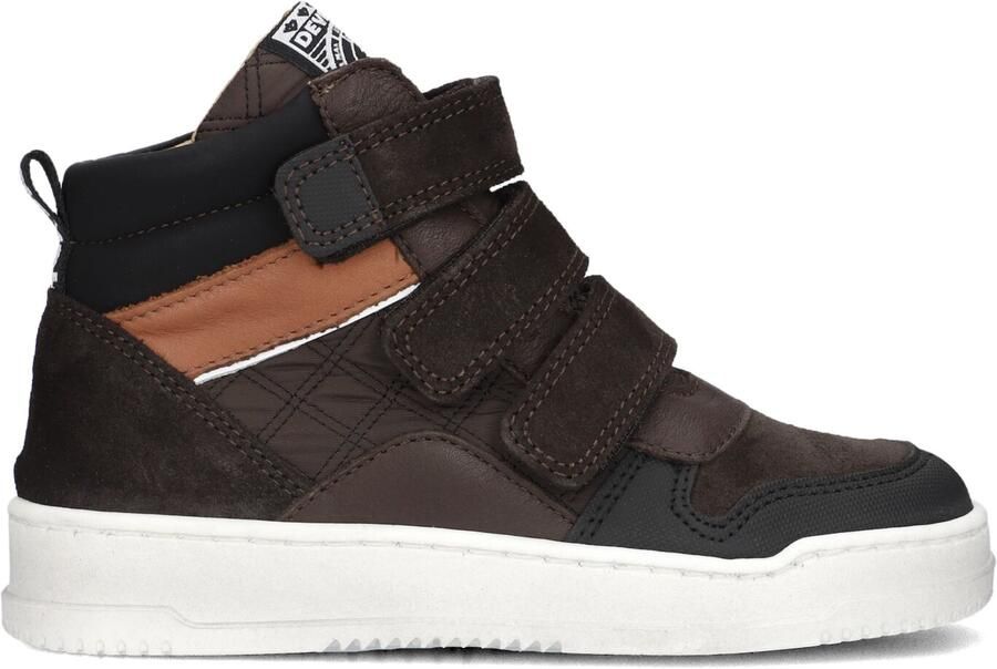 Develab 45889 Sneakers Jongens Leren Sneaker Bruin