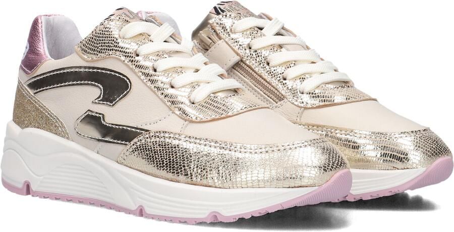 Develab 41044 Sneakers Meisjes Leren Sneaker Goud