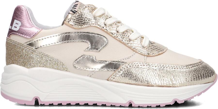 Develab 41044 Sneakers Meisjes Leren Sneaker Goud