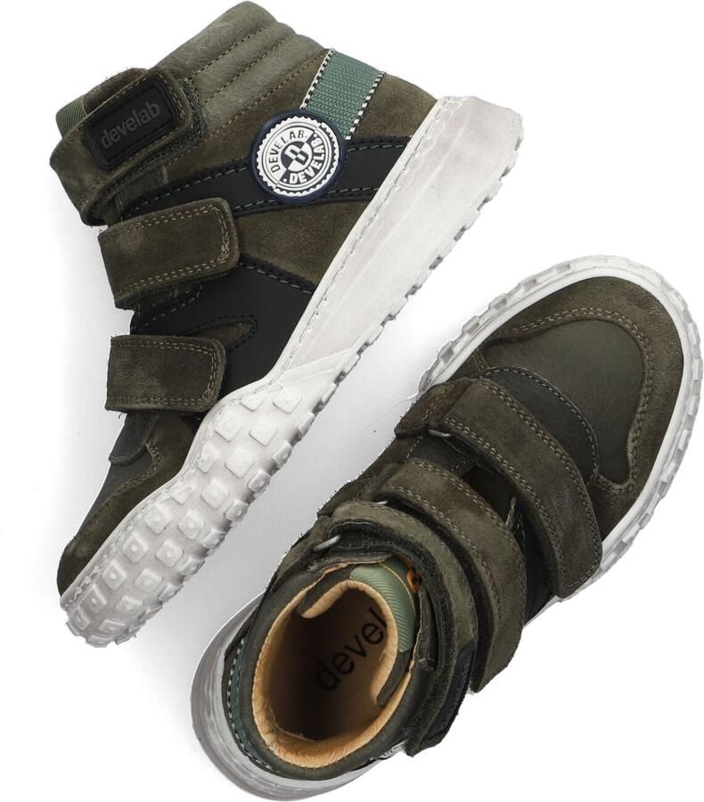 Develab 45689 Hoge sneakers Leren Sneaker Jongens Kids Groen - Foto 2