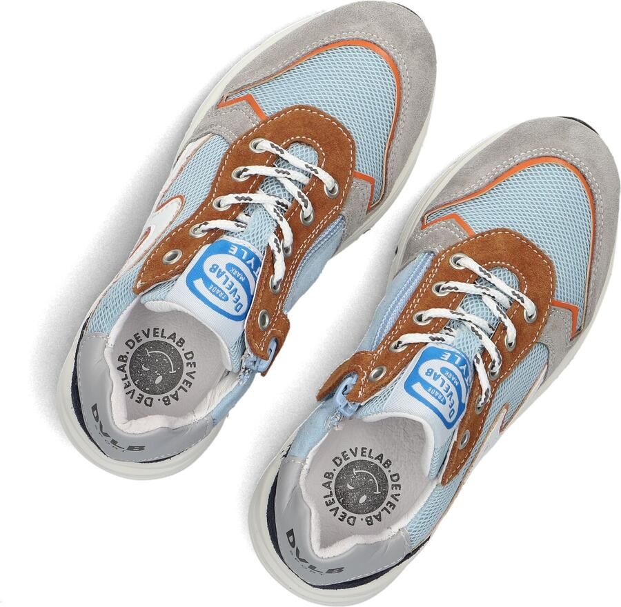 Develab 45443 Sneakers Jongens Leren Sneaker Multi - Foto 3