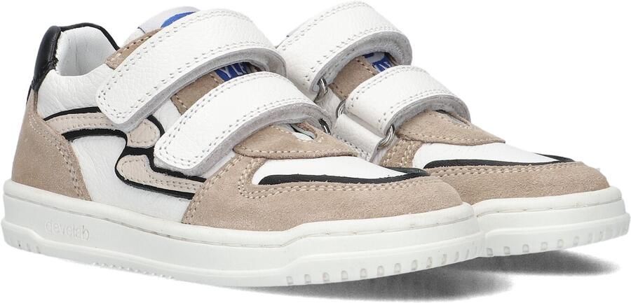 Develab 44439 Sneakers Jongens Leren Sneaker Wit