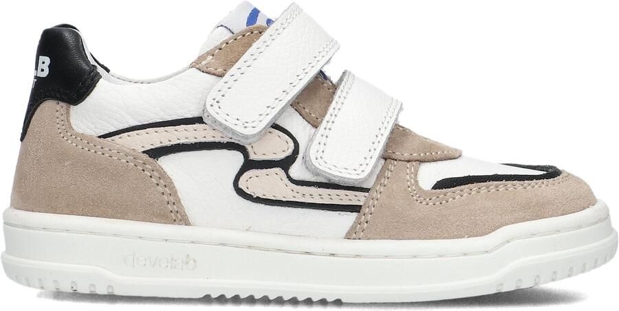 Develab 44439 Sneakers Jongens Leren Sneaker Wit