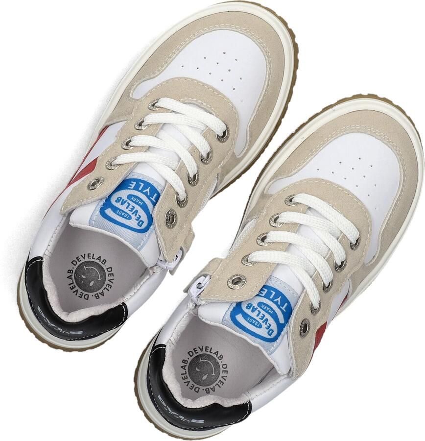 Develab Sneakers 45451 Leren Lage sneakers Wit - Foto 4