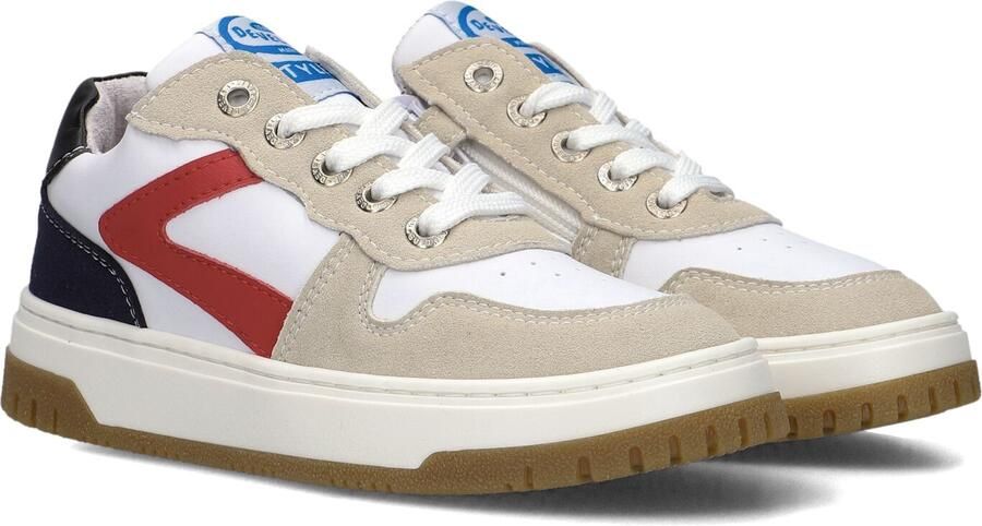 Develab Jongens Sneakers 45451 Leren Lage sneakers Wit